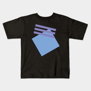 Geometric Abstract Line/Square Kids T-Shirt